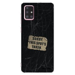 Átlátszó szilikon tok az alábbi mobiltelefonokra Samsung Galaxy A71 A715F - SORRY