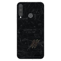 Átlátszó szilikon tok az alábbi mobiltelefonokra Huawei P40 Lite E - SCRATCH