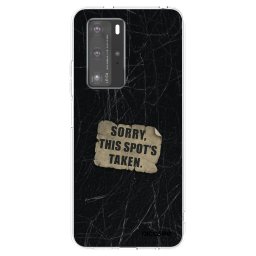 Átlátszó szilikon tok az alábbi mobiltelefonokra Huawei P40 Pro - SORRY