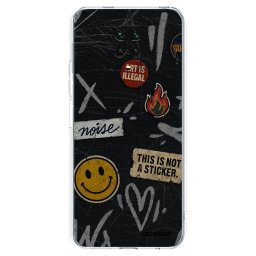 Átlátszó szilikon tok az alábbi mobiltelefonokra Xiaomi Redmi Note 9 Pro - STICKERS x TAGS