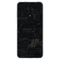 Átlátszó szilikon tok az alábbi mobiltelefonokra Xiaomi Redmi Note 9 Pro - SCRATCH