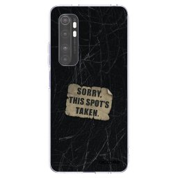 Átlátszó szilikon tok az alábbi mobiltelefonokra Xiaomi Mi Note 10 Lite - SORRY