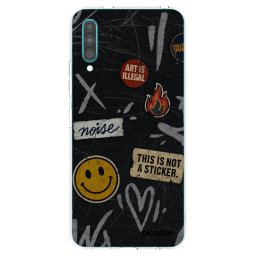 Átlátszó szilikon tok az alábbi mobiltelefonokra Samsung Galaxy A30s A307F - STICKERS x TAGS