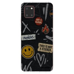 Átlátszó szilikon tok az alábbi mobiltelefonokra Samsung Galaxy Note 10 Lite N770F - STICKERS x TAGS