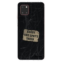 Átlátszó szilikon tok az alábbi mobiltelefonokra Samsung Galaxy Note 10 Lite N770F - SORRY