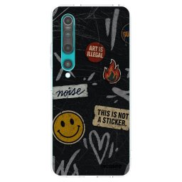 Átlátszó szilikon tok az alábbi mobiltelefonokra Xiaomi Mi 10 - STICKERS x TAGS