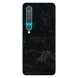 Átlátszó szilikon tok az alábbi mobiltelefonokra Xiaomi Mi 10 - SCRATCH