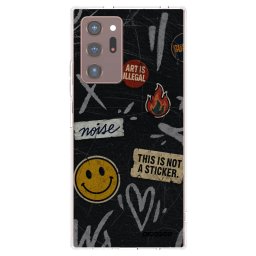 Átlátszó szilikon tok az alábbi mobiltelefonokra Samsung Galaxy Note 20 Ultra - STICKERS x TAGS