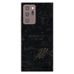Átlátszó szilikon tok az alábbi mobiltelefonokra Samsung Galaxy Note 20 Ultra - SCRATCH