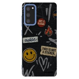 Átlátszó szilikon tok az alábbi mobiltelefonokra Samsung Galaxy S20 FE - STICKERS x TAGS