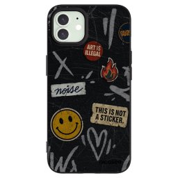 Fekete szilikon tok az alábbi mobiltelefonokra Apple iPhone 12 Pro - STICKERS x TAGS