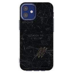 Átlátszó szilikon tok az alábbi mobiltelefonokra Apple iPhone 12 mini - SCRATCH
