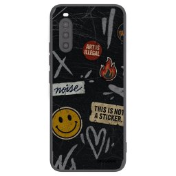 Fekete szilikon tok az alábbi mobiltelefonokra Sony Xperia 10 II - STICKERS x TAGS