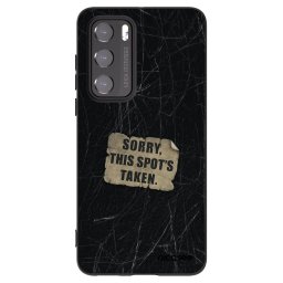 Fekete szilikon tok az alábbi mobiltelefonokra Huawei P40 - SORRY