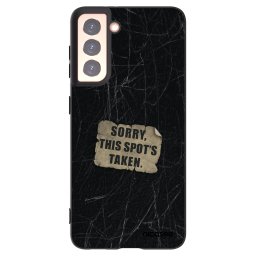 Fekete szilikon tok az alábbi mobiltelefonokra Samsung Galaxy S21 5G G991B - SORRY