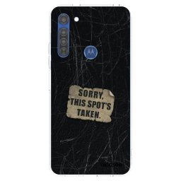 Átlátszó szilikon tok az alábbi mobiltelefonokra Motorola Moto G8 - SORRY
