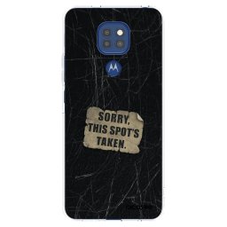 Átlátszó szilikon tok az alábbi mobiltelefonokra Motorola Moto G9 Play - SORRY
