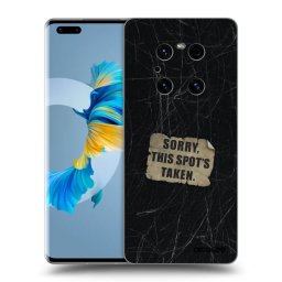 Átlátszó szilikon tok az alábbi mobiltelefonokra Huawei Mate 40 Pro - SORRY