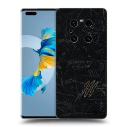 Átlátszó szilikon tok az alábbi mobiltelefonokra Huawei Mate 40 Pro - SCRATCH