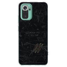 Átlátszó szilikon tok az alábbi mobiltelefonokra Xiaomi Redmi Note 10 Pro - SCRATCH