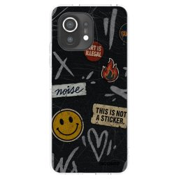 Átlátszó szilikon tok az alábbi mobiltelefonokra Xiaomi Mi 11 - STICKERS x TAGS