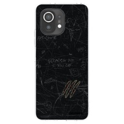 Átlátszó szilikon tok az alábbi mobiltelefonokra Xiaomi Mi 11 - SCRATCH