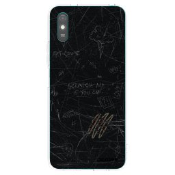 Átlátszó szilikon tok az alábbi mobiltelefonokra Xiaomi Redmi 9AT - SCRATCH