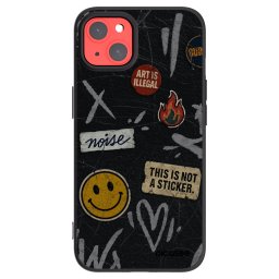 Fekete szilikon tok az alábbi mobiltelefonokra Apple iPhone 13 - STICKERS x TAGS