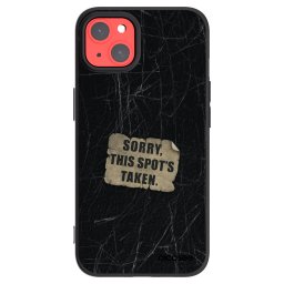 Fekete szilikon tok az alábbi mobiltelefonokra Apple iPhone 13 - SORRY