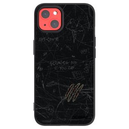 Fekete szilikon tok az alábbi mobiltelefonokra Apple iPhone 13 - SCRATCH