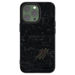 Fekete szilikon tok az alábbi mobiltelefonokra Apple iPhone 13 Pro - SCRATCH