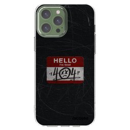 Átlátszó szilikon tok az alábbi mobiltelefonokra Apple iPhone 13 Pro Max - HELLO 404