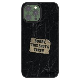 Fekete szilikon tok az alábbi mobiltelefonokra Apple iPhone 13 Pro Max - SORRY