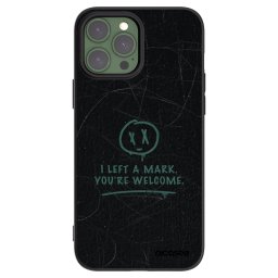 Fekete szilikon tok az alábbi mobiltelefonokra Apple iPhone 13 Pro Max - LEFT A MARK