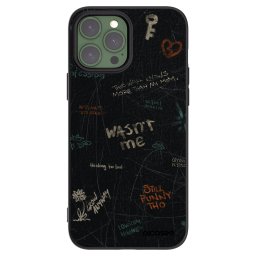 Fekete szilikon tok az alábbi mobiltelefonokra Apple iPhone 13 Pro Max - CONFESSION