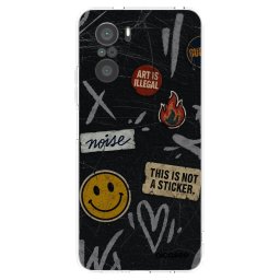 Átlátszó szilikon tok az alábbi mobiltelefonokra Xiaomi Poco F3 - STICKERS x TAGS