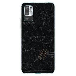 Átlátszó szilikon tok az alábbi mobiltelefonokra Xiaomi Redmi Note 10 5G - SCRATCH