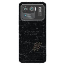 Átlátszó szilikon tok az alábbi mobiltelefonokra Xiaomi Mi 11 Ultra - SCRATCH