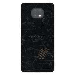 Átlátszó szilikon tok az alábbi mobiltelefonokra Xiaomi Redmi Note 9T - SCRATCH