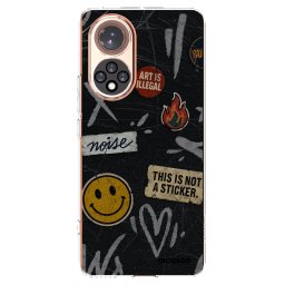 Átlátszó szilikon tok az alábbi mobiltelefonokra Huawei Nova 9 - STICKERS x TAGS