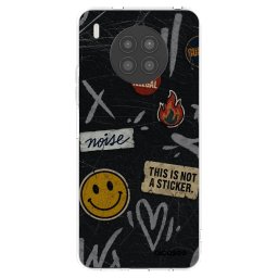 Átlátszó szilikon tok az alábbi mobiltelefonokra Huawei Nova 8i - STICKERS x TAGS