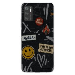 Átlátszó szilikon tok az alábbi mobiltelefonokra Xiaomi Poco M3 Pro 5G - STICKERS x TAGS