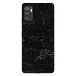 Átlátszó szilikon tok az alábbi mobiltelefonokra Xiaomi Poco M3 Pro 5G - SCRATCH