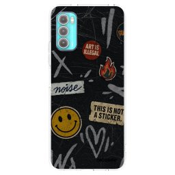 Átlátszó szilikon tok az alábbi mobiltelefonokra Motorola Moto G60 - STICKERS x TAGS