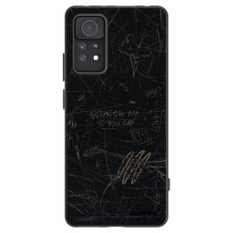 Fekete szilikon tok az alábbi mobiltelefonokra Xiaomi Redmi Note 11 Pro 5G - SCRATCH