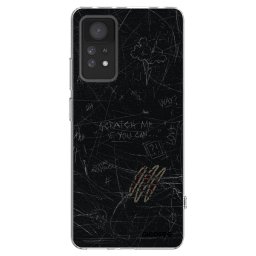 Átlátszó szilikon tok az alábbi mobiltelefonokra Xiaomi Redmi Note 11 Pro 5G - SCRATCH