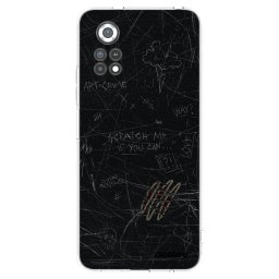Átlátszó szilikon tok az alábbi mobiltelefonokra Xiaomi Poco X4 Pro 5G - SCRATCH