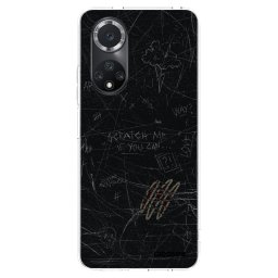 Átlátszó szilikon tok az alábbi mobiltelefonokra Huawei Nova 9 SE - SCRATCH