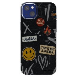 Átlátszó szilikon tok az alábbi mobiltelefonokra Apple iPhone 14 Plus - STICKERS x TAGS