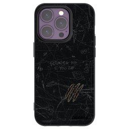 Fekete szilikon tok az alábbi mobiltelefonokra Apple iPhone 14 Pro - SCRATCH